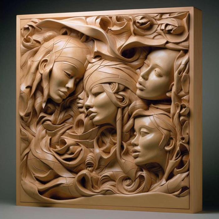 نموذج ثلاثي الأبعاد لآلة CNC 3D Art 